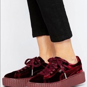 puma rihanna velvet red